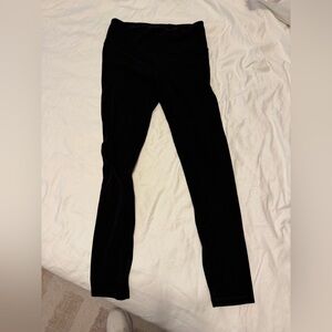 Athleta Black Leggings ULTRA HIGH RISE ELATION 7/8 TIGHT size MT